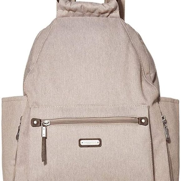 Women's New Classic Day Backpack with RFID Phone Wristlet Sand Heritage